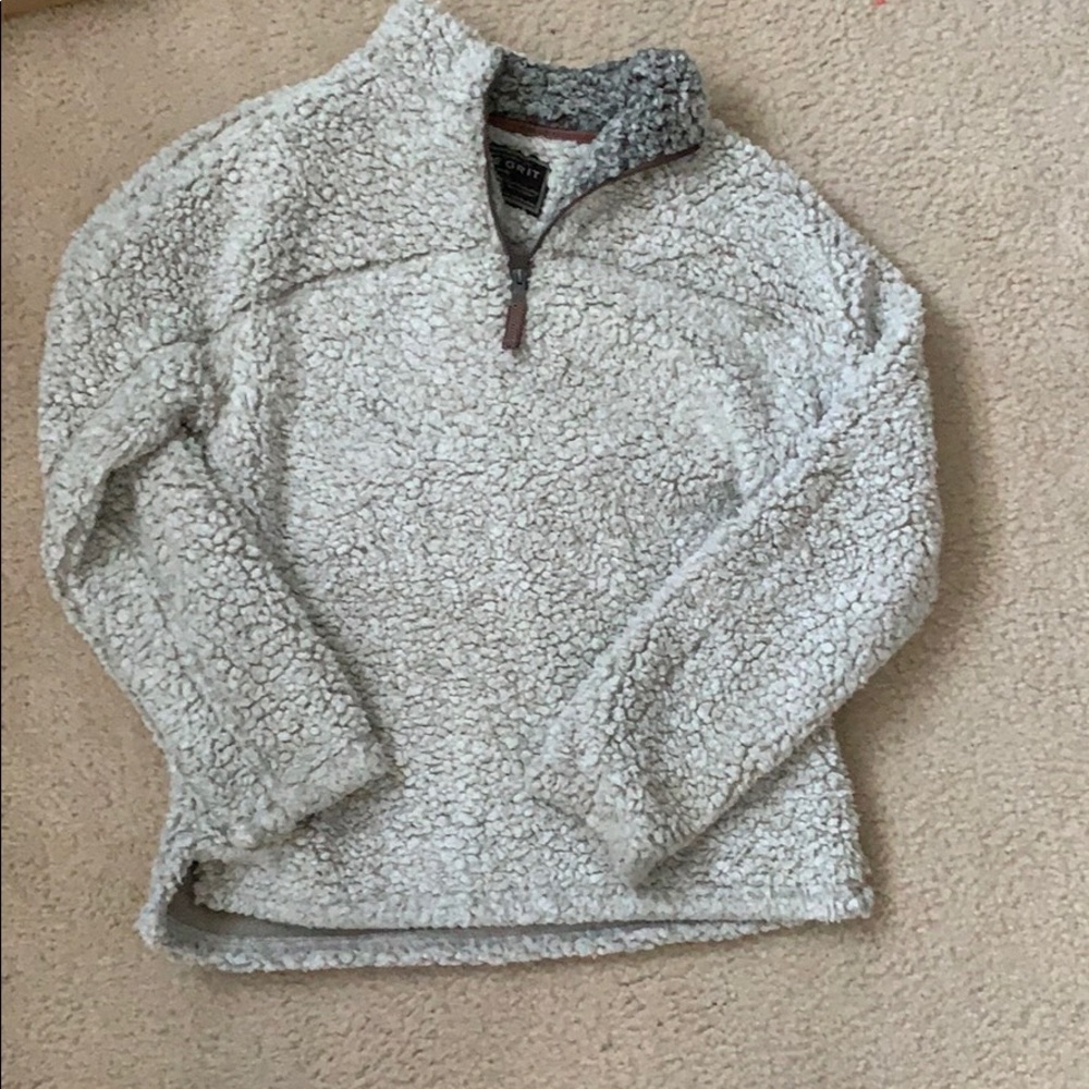 True grit Sherpa pullover